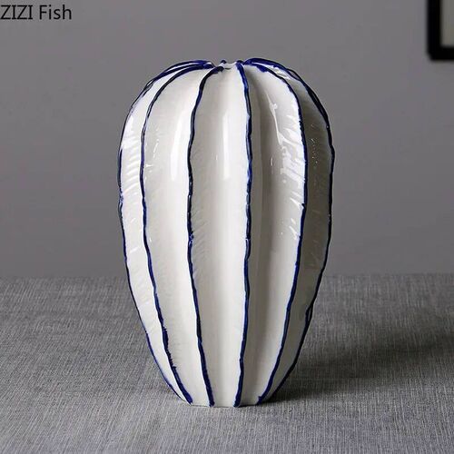 Carambola Decorative Ceramic Vase Crafts Floral Flower Arran