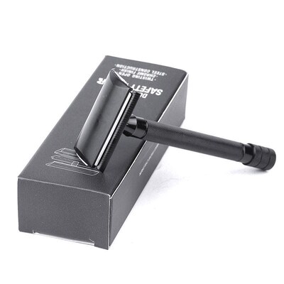 Classic Men Shaver Adjustable Safety Razor Double Edge Stain