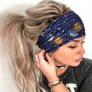 Bohemia Wide Cotton Stretch Women Headbands Headpiece Head W