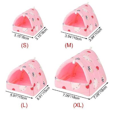 Colorful Comfortable Mini Cage Winter Guinea Pig Nest Small