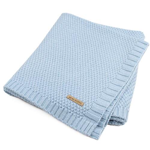 Baby Blanket Knitted Newborn Swaddle Wrap Blankets Super Sof