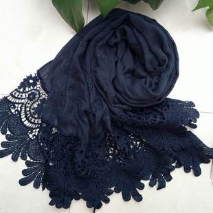 lace rhinestone shawl long scarf stole wrap