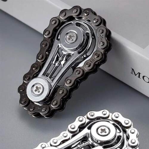 EDC Spinner Sprocket Fidget Spinner Metal Bike Chain Antisss