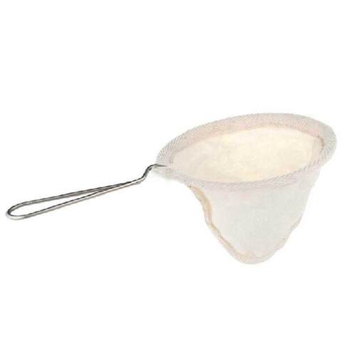 Reusable Coffee Filter Bag Stainless Steel Handle Flannel