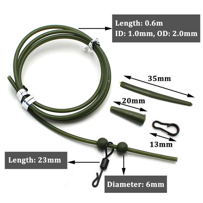 Carp Fishing Equipment Hair Rig Quick Change Swivels For Fis