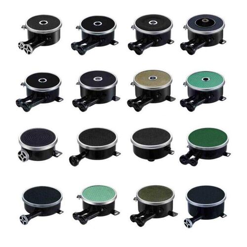 Single pipe side inlet gas cooking burners 110-200mm
