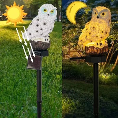 Solar Lamp Owl Animal Solar Garden Lights Solar Powered Sola