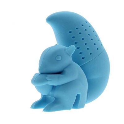 New Cute Animal Squirrel Tea Strainer Gift Set of Silicone T