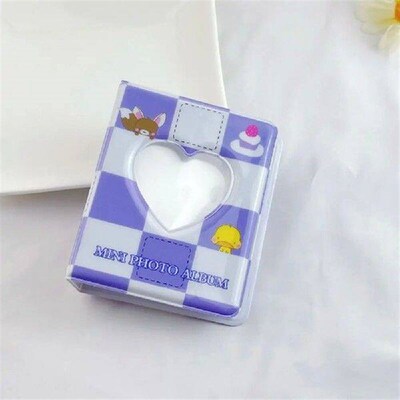 INS Mini Hollow Photo Album Printed Heart-shaped 3 inch