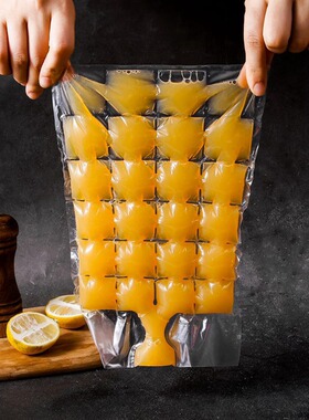 10pcs/pack Ice Cube Mold Disposable Self-Sealing Ice Cube Ba