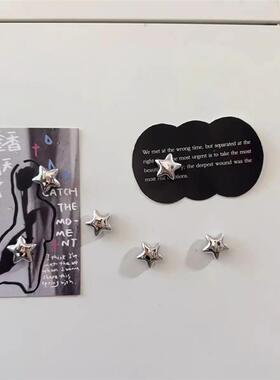 Fridge magnet with silver stars magnetic nail photo wall mou