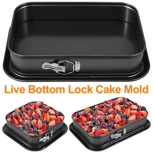 Cheesecake Baking Pan Metal Square/Rectangular Baking Leak
