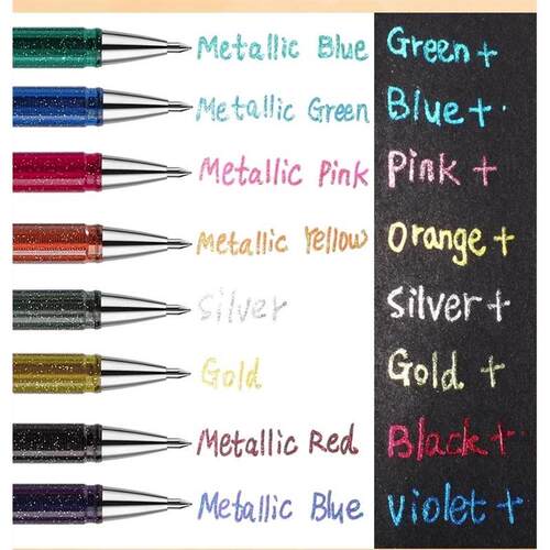 1pc Pentel K110 K108 Hybrid Shiny Colour Two-color Mixed Gli
