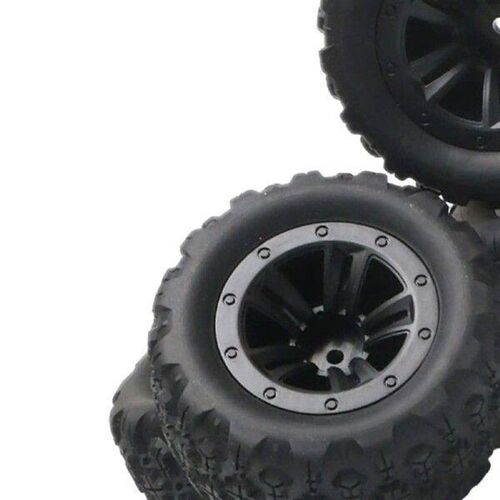 RC Wheels and Tires Set Sturdy Lightweight DIY Accessor RC