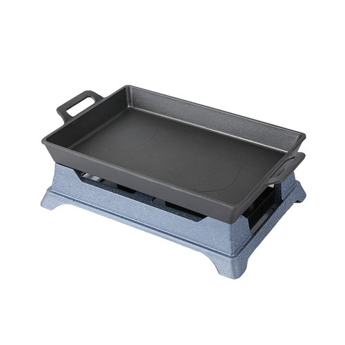 商用海鲜大咖诸葛烤鱼炉餐厅酒精炉长方形烤鱼盘干锅锅仔牛蛙炉