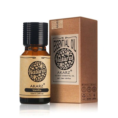 AKARZ Vanilla Essential Oil Natural Aromatherapy Stable Emot