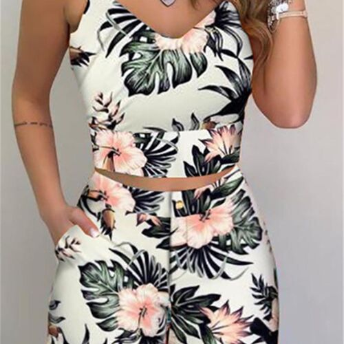 Fashion Women Shorts Suits 2Pieces Sets Summer Office Lady F