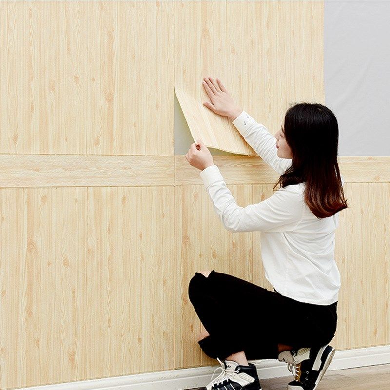 木纹墙贴客厅软包墙围护墙板泡沫天花板装饰自粘墙壁纸防水3d立体,家居饰品,文化墙贴,淘宝优惠券,粉丝福利购,淘宝优惠卷