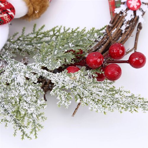 Christmas Wreath Artificial Dead Branches Garlands Hanging F