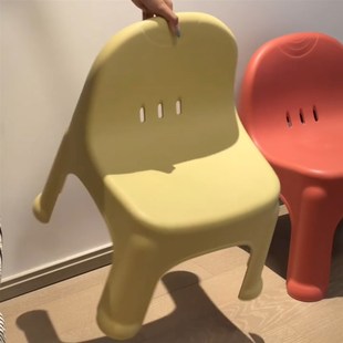 塑料小椅子矮凳子靠背幼儿园靠背椅宝宝大人家用板凳