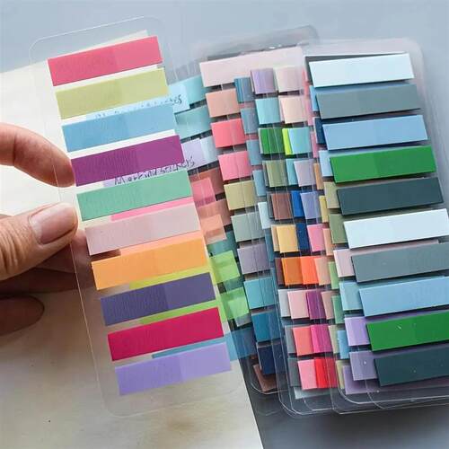 200Pcs Sticky Tabs for Annotating Books, Page Markers Clear