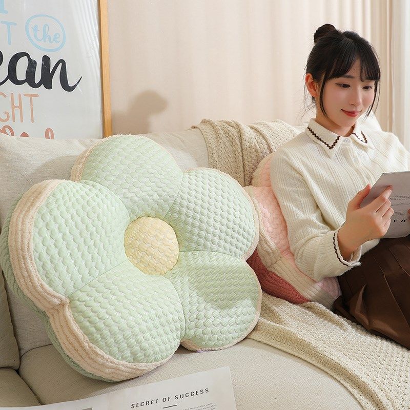 花朵抱枕靠背垫子沙发客厅靠垫办公室护腰垫午睡枕头学生床上靠枕,居家布艺,靠垫/抱枕,淘宝优惠券,粉丝福利购,淘宝优惠卷