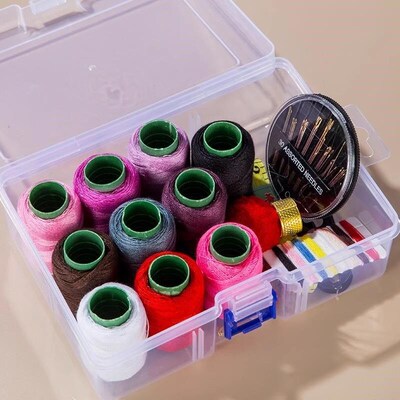 New Sewing Kit with Household Sewing Needles and Threads Set