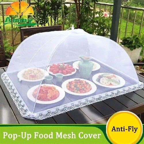Foldable Food Mesh Cover Fly Anti Mosquito Pop-Up Food
