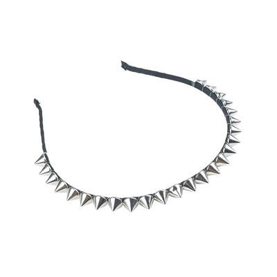 1PC Fashion Cool Metal Headband Spike Rivets Studded Band Pa