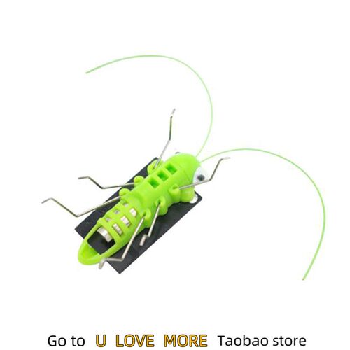 Solar Grasshopper Insect Solar Powered Bug Robot Moving Toy