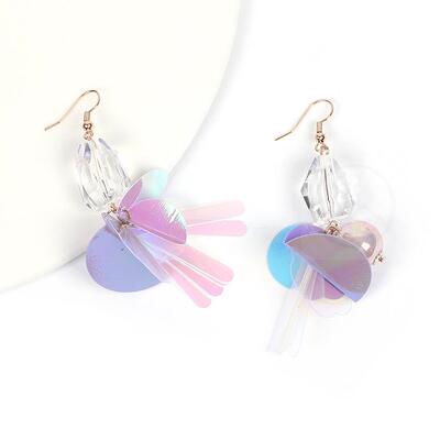 。Accessories personality versatile glass ball Sequin Flower