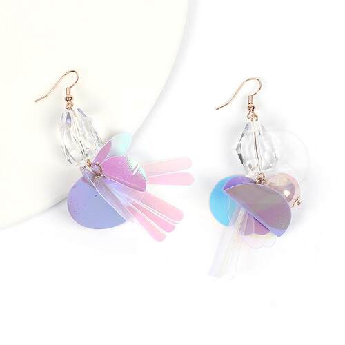 。Accessories personality versatile glass ball Sequin Flower