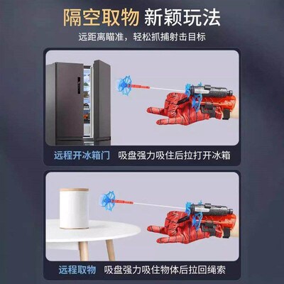 #Spider Silk Shooter Glove High-Tech Web-Slinging Hero Toy f