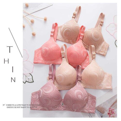 Comfortable NonSteel Ring Bra Traditional Thick Mold Cup Jac