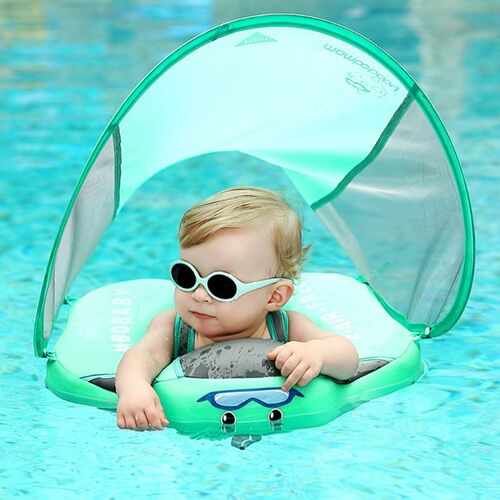 Baby Swimming Float With Sun Canopy Summer Infant Floats Swi