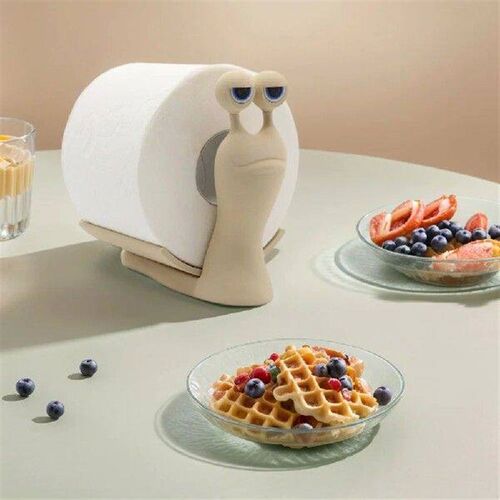 Snail Toilet Paper Holder Cartoon Paper Towel Stand Cute