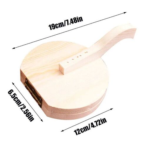 Solid Wood Dough Press Tool Quick Easy Dumpling Skin Presser