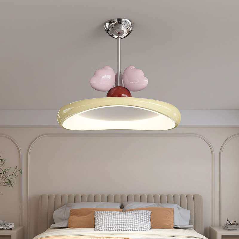 奶油儿童房吊灯女孩爱心时尚现代简约卧室智能护眼全光谱吸顶灯具,3C数码配件,其它配件,淘宝优惠券,粉丝福利购,淘宝优惠卷