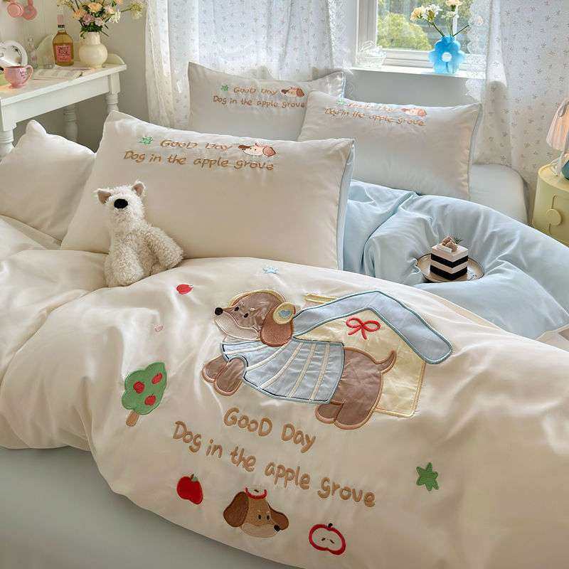 夏季水洗冰丝四件套凉感丝床单被套夏天丝滑裸睡轻奢风床上三件套,3C数码配件,其它配件,淘宝优惠券,粉丝福利购,淘宝优惠卷