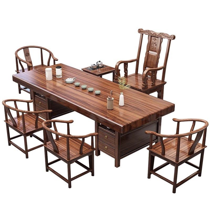实木大板茶桌椅家用茶几茶台办公室平面泡茶桌餐桌一体办公桌,住宅家具,家用茶台/茶桌,淘宝优惠券,粉丝福利购,淘宝优惠卷