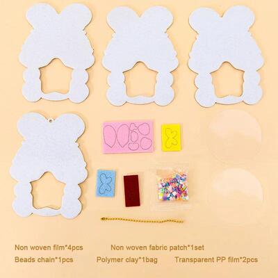 Kids DIY Art Craft Kits Handmade Cartoon Animal Fruit Astron