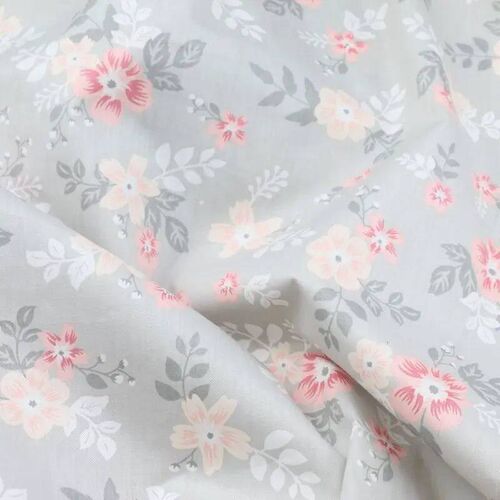 50*235cm Flower Lattice Cotton Fabric For Patchwork Quilts C
