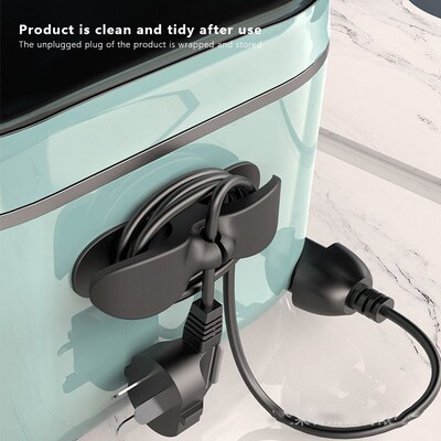 Wire Cable Organizer Plug Retainer Management Clip Adhesive