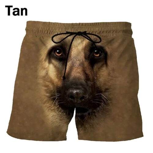 3D printed loose beach shorts for men  3D印花宽松沙滩短裤男