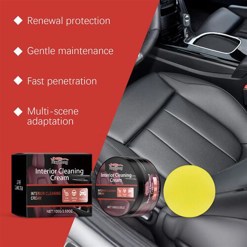 RAYHONG Leather Interior Care Cream, Car Interior Seat Polis