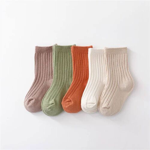 Lawadka 5Pairs/lot Baby Girls Boys Socks Cotton Soft Childre