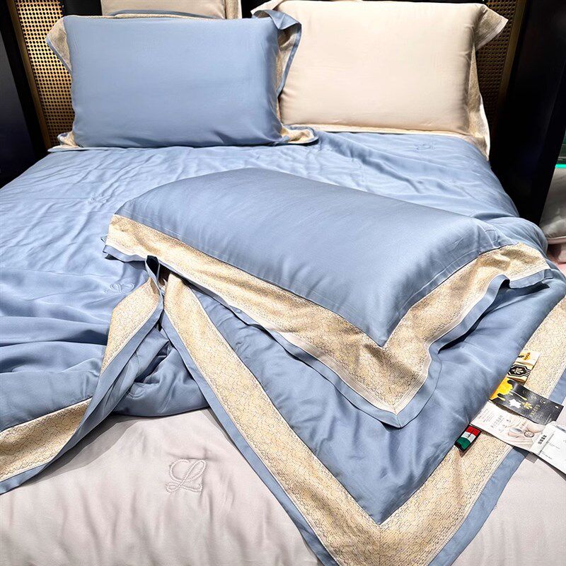 商场支天丝蚕丝夏凉被100%莱赛尔夏被四件空调被夏季薄被机洗,床上用品,化纤被,淘宝优惠券,粉丝福利购,淘宝优惠卷