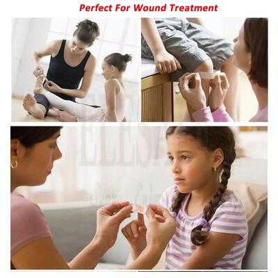 100Pcs/Pack Waterproof Band-Aids Bandages First Aid Medical