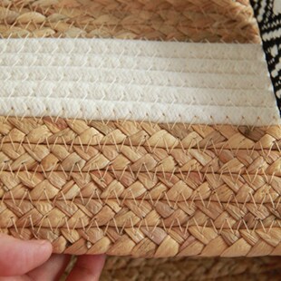 Beach Bag Summer Handwoven Bags Straw Shoulder Tote