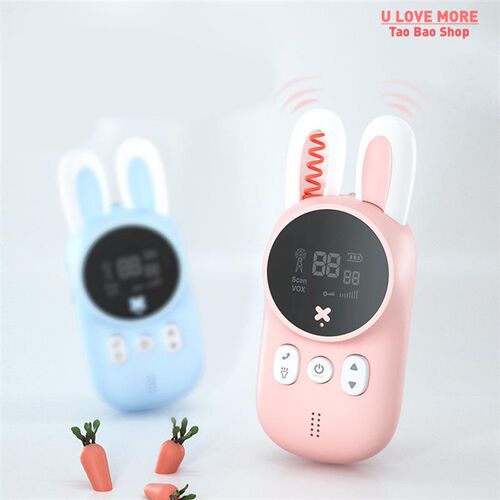 2 Pack Childrens Walkie Talkie Two-Way 3KM Wireless Set Min